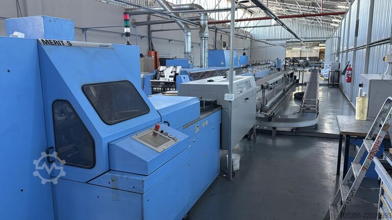Perfect binding line with gauzing MÜLLER MARTINI ‘Acoro A5’ Perfect Binding Line