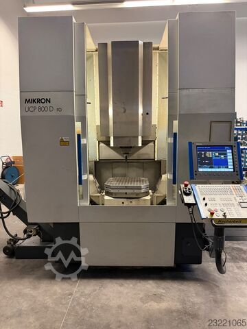 CNC 5 tengelyes megmunkáló központ Mikron UCP 800 Duro