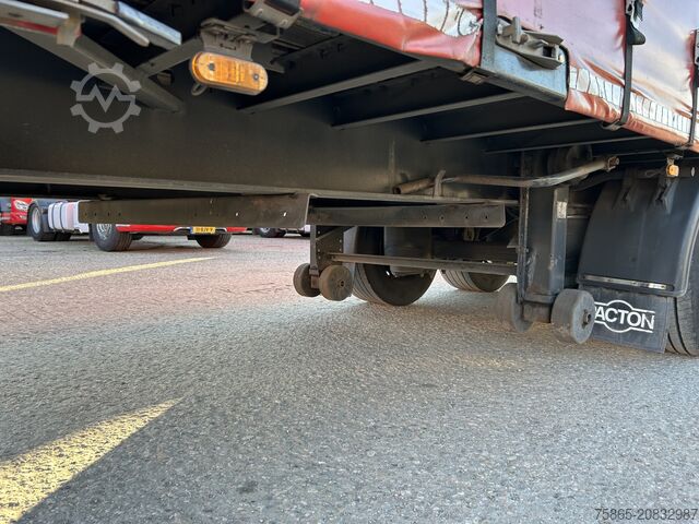 Schiebeplanen Pacton MXD 218 / Curtainside Trailer / BPW Drum / Wipk...