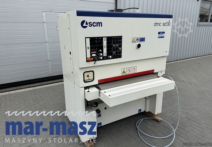 Wide belt sander with metal roller SCM DMC30 RCS 110  2 agregaty, stan idealny