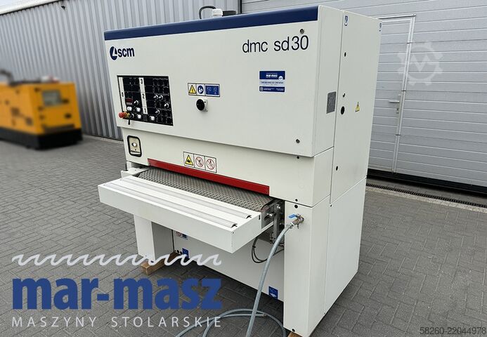 Wide belt sander with metal roller SCM DMC30 RCS 110  2 agregaty, stan idealny