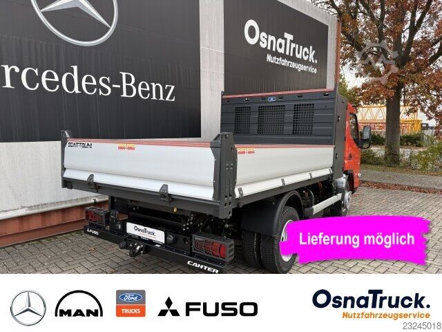 Kamion me tresh-faqe karrokimi FUSO Canter 4C15e Hinterkipper+Box Klima, Kamera, AHK