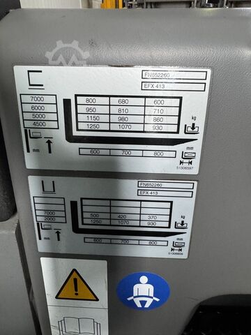 EFX 413 Triplex FFL!! JUNGHEINRICH EFX 413 X + i = Wire Guidance !! Triplex FFL !!