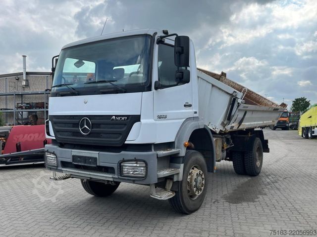 Kolmepoolne kallur MERCEDES-BENZ Axor 1823 AK 4x4 2-Achs Allradkipper Meiller