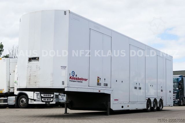 Semirimorchio portacontainer per auto KÄSSBOHRER SP 9-16 geschlossener Autotransporter