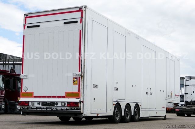 Semirimorchio portacontainer per auto KÄSSBOHRER SP 9-16 geschlossener Autotransporter