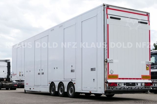 Semirimorchio portacontainer per auto KÄSSBOHRER SP 9-16 geschlossener Autotransporter