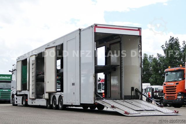 Semirimorchio portacontainer per auto KÄSSBOHRER SP 9-16 geschlossener Autotransporter