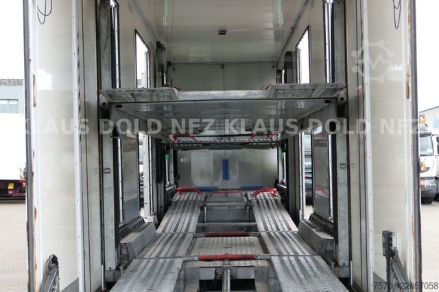 Semirimorchio portacontainer per auto KÄSSBOHRER SP 9-16 geschlossener Autotransporter