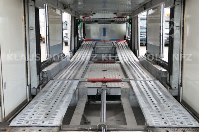 Semirimorchio portacontainer per auto KÄSSBOHRER SP 9-16 geschlossener Autotransporter