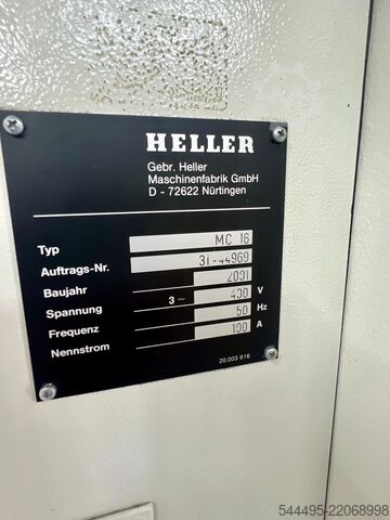 Horisontellt bearbetningscenter HELLER MC16