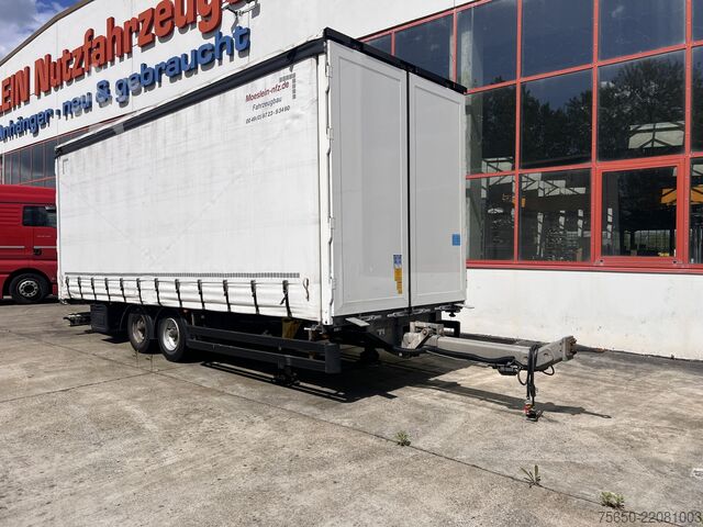 Remorque ouverte avec bâche Möslein TPW 105 D Schwebheim  Tandemplanenanhänger durchladbar