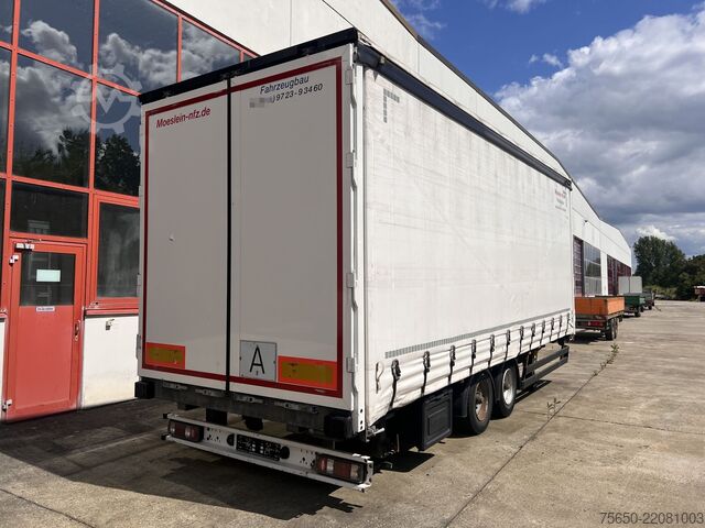 Remorque ouverte avec bâche Möslein TPW 105 D Schwebheim  Tandemplanenanhänger durchladbar