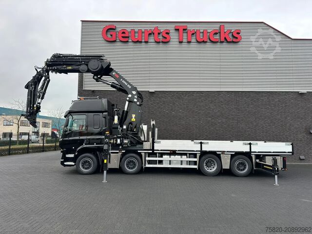 Truk derek DAF CF 450 8X2 + HIAB 858E-8 + JIB 150X-6 JDC KRAAN...
