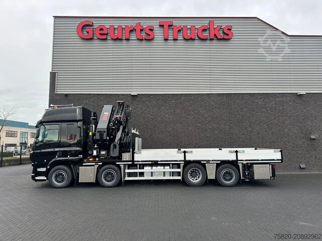 Truk derek DAF CF 450 8X2 + HIAB 858E-8 + JIB 150X-6 JDC KRAAN...