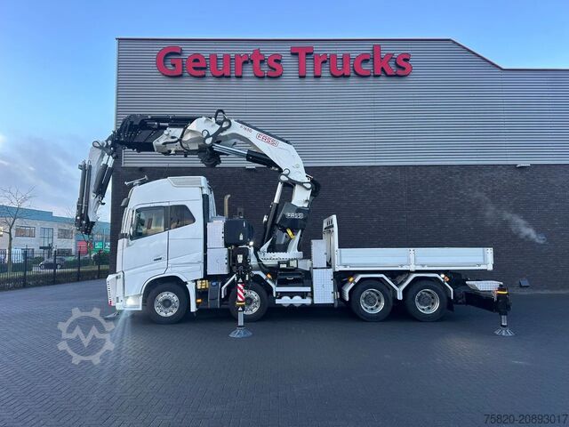 Camion-grue Volvo FH 16.650 8X4 TREKKER-BAKWAGEN COMBI + FASSI F1...
