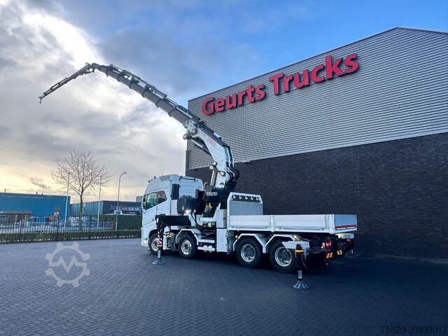 Camion-grue Volvo FH 16.650 8X4 TREKKER-BAKWAGEN COMBI + FASSI F1...
