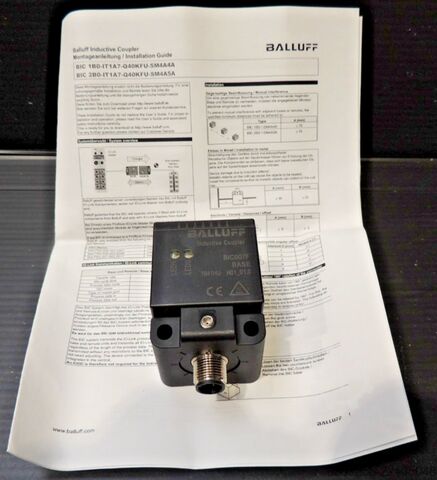 Acoplador inductivo IO-Link (base) BALLUFF BIC1B0-IT1A7-Q40KFU-SM4A4A