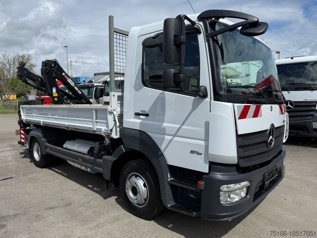 Autocarro ribaltabile MERCEDES-BENZ ATEGO 816 Kipper 2-Seiten*KRAN HIAB X 078*2xAHK