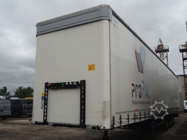 Open semitrailer with tarp KÖGEL Euro Trailer Mega Curtainslider