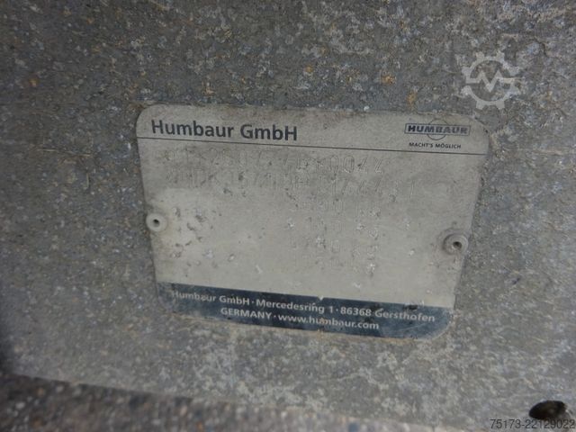 삼방향 덤프 트레일러 HUMBAUR HTK-Garant 3500.31 Kipper 100km/h