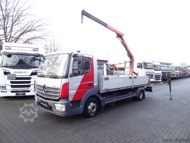 Pick-up kombi Mercedes-Benz Atego 818 Kran Palfinger 6501