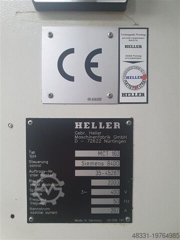 Machining Center - Horizontal HELLER MCT160