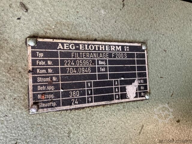 型腔电火花机床 (EDM) AEG-ELOTHERM ELBOMAT