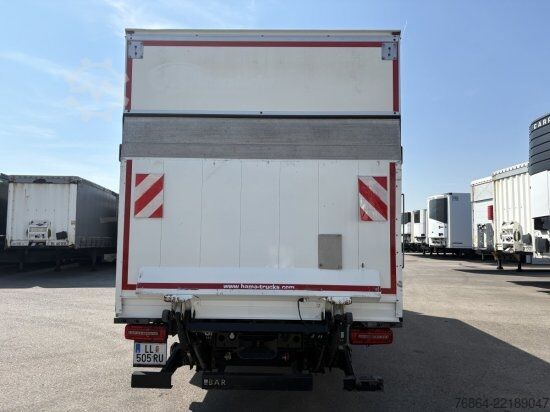 Camión caja MAN TGM 15.250 4X2, KOFFER MIT LBW,