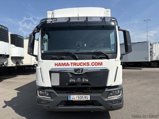 Camión caja MAN TGM 15.250 4X2, KOFFER MIT LBW,