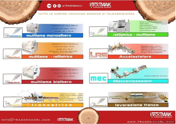 Schneidemaschine TRADEMAK SRL - GAMMA MACCHINARI -