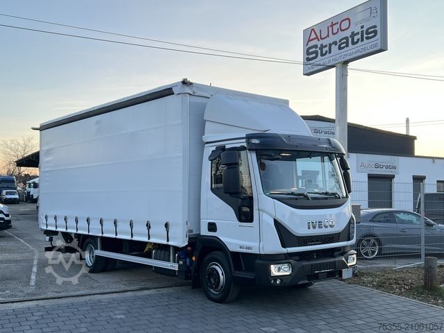 Samochód dostawczy z plandeką IVECO EuroCargo ML 80E22 ACC 6,1m LBW KlimaOrig 21`Km!