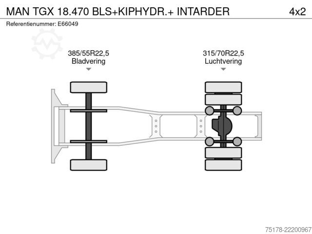 Standard-SZM MAN TGX 18.470 BLS+KIPHYDR.+ INTARDER
