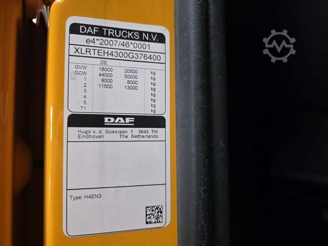 Trattore stradale standard DAF XF 480 SC, ZF Intarder, Kühlschrank