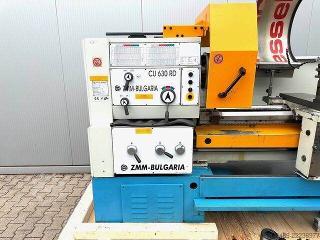 Tokarka z wałkiem pociągowym/napędowym/ZMM - 630 ZMM Bulgaria Typ CU 630 RD - 1500mm