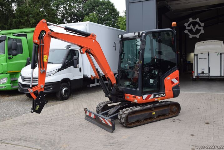 Máy xúc mini Kubota KX 027-4 Minibagger 2,7 Tonnen SW MS03