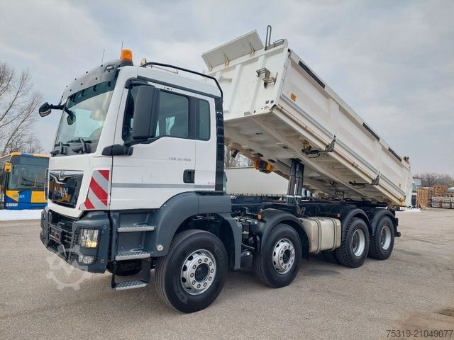 三向自卸卡车 MAN TGS 35.460 8x4 BB Meiller Bordmatik