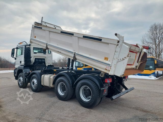 三向自卸卡车 MAN TGS 35.460 8x4 BB Meiller Bordmatik