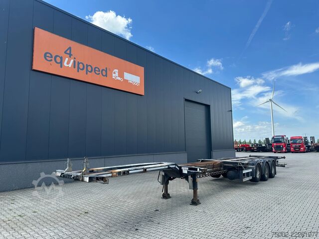 কনটেইনার পরিবহন D-TEC FLEXITRAILER / 45FT HC MULTI / BPW + drumbrakes...
