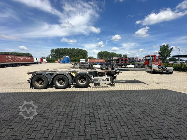 কনটেইনার পরিবহন D-TEC FLEXITRAILER / 45FT HC MULTI / BPW + drumbrakes...