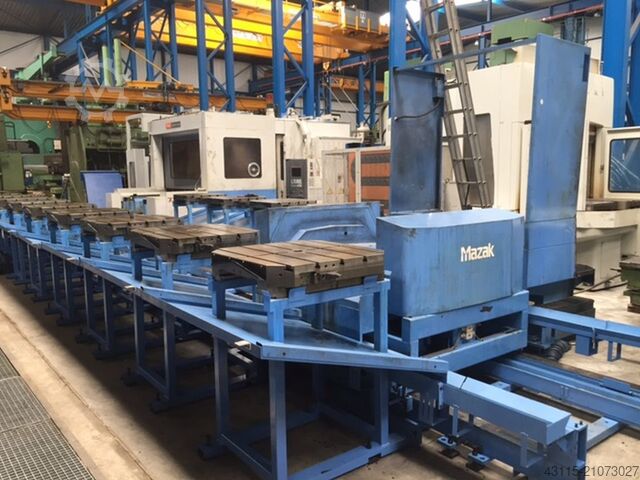 Linia produkcyjna CNC Hor. z 14 paletami Mazak FH 880 PMC