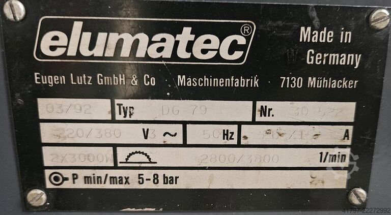 Dubbele verstekzaag Elumatec DG 79 Elumatec DG 79