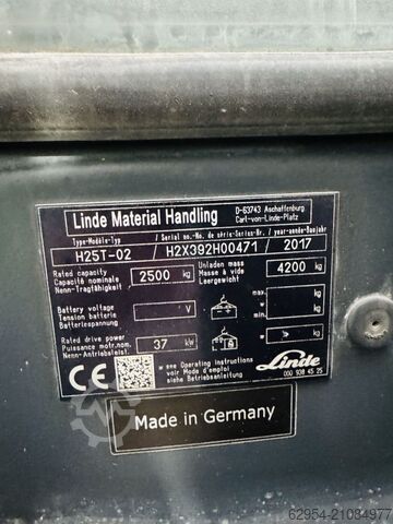 Treibgasstapler Linde H 25 T-02 EVO Triplex Kabine STVO ZVG