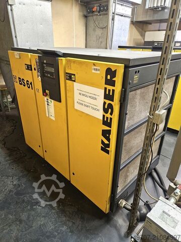 Vijčani kompresor 37 kW, 6,1 m³/min, 8 bar Kaeser BS61 37kw 6,1m3/h  7,5bar screwcompressor