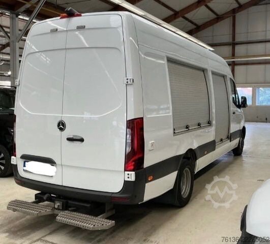 Fourgon surélevé MERCEDES-BENZ Sprinter 516 CDI Maxi Klima LED Werkstatt Rollo
