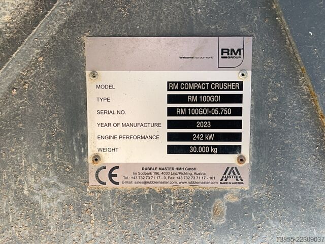 Drobilica Rubble Master RM 100GO!