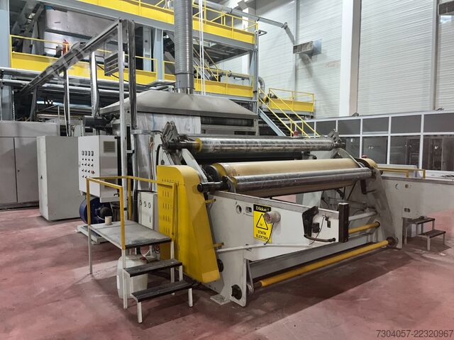 Nepīts auduma ražošanas līnija DongYang Aalong Nonwoven AL 2400 SS PP Spun-Bond Machine Line