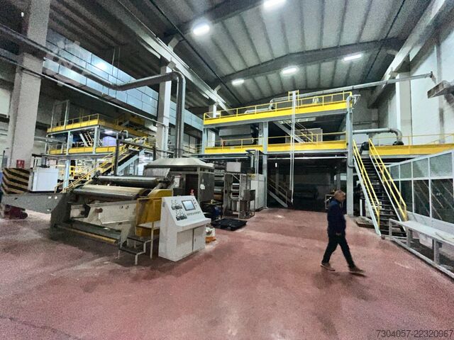 Nepīts auduma ražošanas līnija DongYang Aalong Nonwoven AL 2400 SS PP Spun-Bond Machine Line