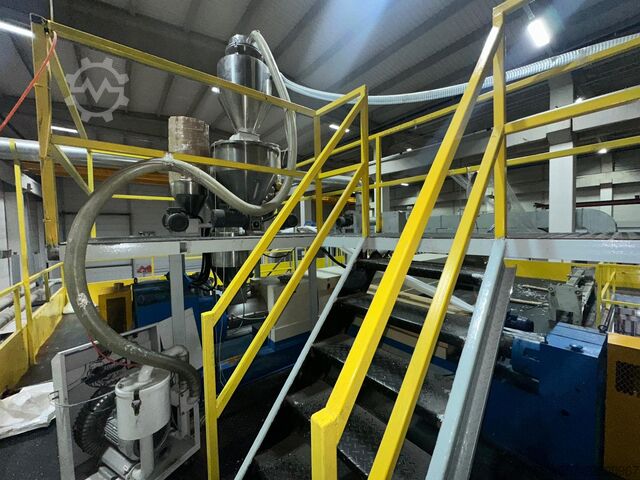 Nepīts auduma ražošanas līnija DongYang Aalong Nonwoven AL 2400 SS PP Spun-Bond Machine Line