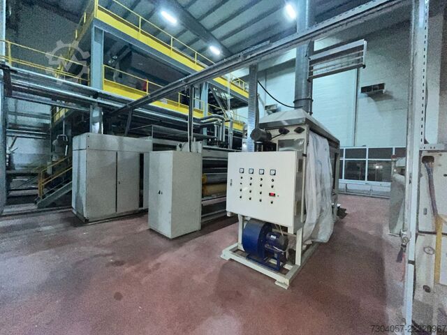 Nepīts auduma ražošanas līnija DongYang Aalong Nonwoven AL 2400 SS PP Spun-Bond Machine Line
